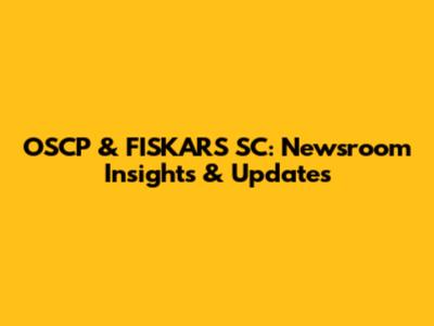 OSCP & FISKARS SC: Newsroom Insights & Updates