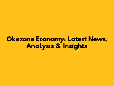 Okezone Economy: Latest News, Analysis & Insights