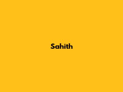Sahith