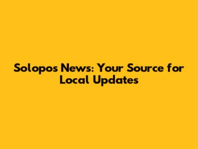 Solopos News: Your Source for Local Updates